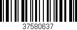 Código de barras (EAN, GTIN, SKU, ISBN): '37580637'