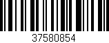 Código de barras (EAN, GTIN, SKU, ISBN): '37580854'