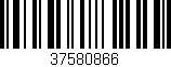 Código de barras (EAN, GTIN, SKU, ISBN): '37580866'