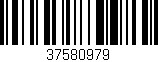 Código de barras (EAN, GTIN, SKU, ISBN): '37580979'