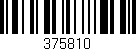 Código de barras (EAN, GTIN, SKU, ISBN): '375810'