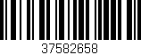 Código de barras (EAN, GTIN, SKU, ISBN): '37582658'