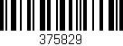 Código de barras (EAN, GTIN, SKU, ISBN): '375829'