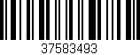 Código de barras (EAN, GTIN, SKU, ISBN): '37583493'