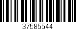 Código de barras (EAN, GTIN, SKU, ISBN): '37585544'