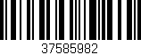 Código de barras (EAN, GTIN, SKU, ISBN): '37585982'