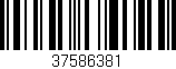 Código de barras (EAN, GTIN, SKU, ISBN): '37586381'