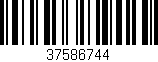 Código de barras (EAN, GTIN, SKU, ISBN): '37586744'