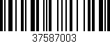 Código de barras (EAN, GTIN, SKU, ISBN): '37587003'