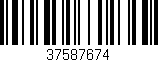 Código de barras (EAN, GTIN, SKU, ISBN): '37587674'