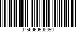 Código de barras (EAN, GTIN, SKU, ISBN): '3758860508859'
