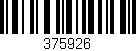 Código de barras (EAN, GTIN, SKU, ISBN): '375926'