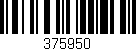Código de barras (EAN, GTIN, SKU, ISBN): '375950'