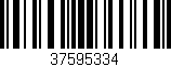 Código de barras (EAN, GTIN, SKU, ISBN): '37595334'