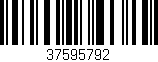 Código de barras (EAN, GTIN, SKU, ISBN): '37595792'
