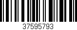 Código de barras (EAN, GTIN, SKU, ISBN): '37595793'
