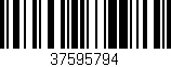 Código de barras (EAN, GTIN, SKU, ISBN): '37595794'