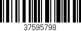 Código de barras (EAN, GTIN, SKU, ISBN): '37595798'
