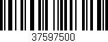 Código de barras (EAN, GTIN, SKU, ISBN): '37597500'