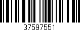 Código de barras (EAN, GTIN, SKU, ISBN): '37597551'