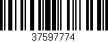 Código de barras (EAN, GTIN, SKU, ISBN): '37597774'