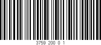 Código de barras (EAN, GTIN, SKU, ISBN): '3759_200_0_1'