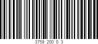 Código de barras (EAN, GTIN, SKU, ISBN): '3759_200_0_3'
