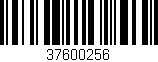 Código de barras (EAN, GTIN, SKU, ISBN): '37600256'