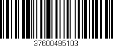 Código de barras (EAN, GTIN, SKU, ISBN): '37600495103'
