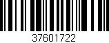 Código de barras (EAN, GTIN, SKU, ISBN): '37601722'