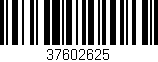 Código de barras (EAN, GTIN, SKU, ISBN): '37602625'