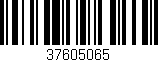 Código de barras (EAN, GTIN, SKU, ISBN): '37605065'