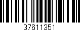 Código de barras (EAN, GTIN, SKU, ISBN): '37611351'