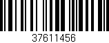 Código de barras (EAN, GTIN, SKU, ISBN): '37611456'