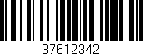 Código de barras (EAN, GTIN, SKU, ISBN): '37612342'