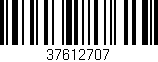 Código de barras (EAN, GTIN, SKU, ISBN): '37612707'