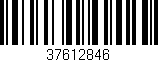 Código de barras (EAN, GTIN, SKU, ISBN): '37612846'