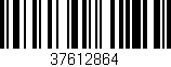 Código de barras (EAN, GTIN, SKU, ISBN): '37612864'