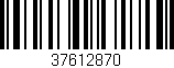 Código de barras (EAN, GTIN, SKU, ISBN): '37612870'