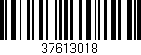 Código de barras (EAN, GTIN, SKU, ISBN): '37613018'
