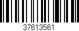 Código de barras (EAN, GTIN, SKU, ISBN): '37613561'