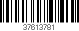 Código de barras (EAN, GTIN, SKU, ISBN): '37613781'
