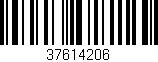 Código de barras (EAN, GTIN, SKU, ISBN): '37614206'