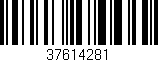 Código de barras (EAN, GTIN, SKU, ISBN): '37614281'