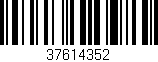 Código de barras (EAN, GTIN, SKU, ISBN): '37614352'