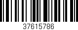 Código de barras (EAN, GTIN, SKU, ISBN): '37615786'