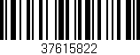 Código de barras (EAN, GTIN, SKU, ISBN): '37615822'