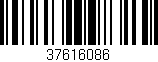 Código de barras (EAN, GTIN, SKU, ISBN): '37616086'