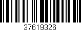 Código de barras (EAN, GTIN, SKU, ISBN): '37619326'