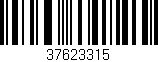 Código de barras (EAN, GTIN, SKU, ISBN): '37623315'